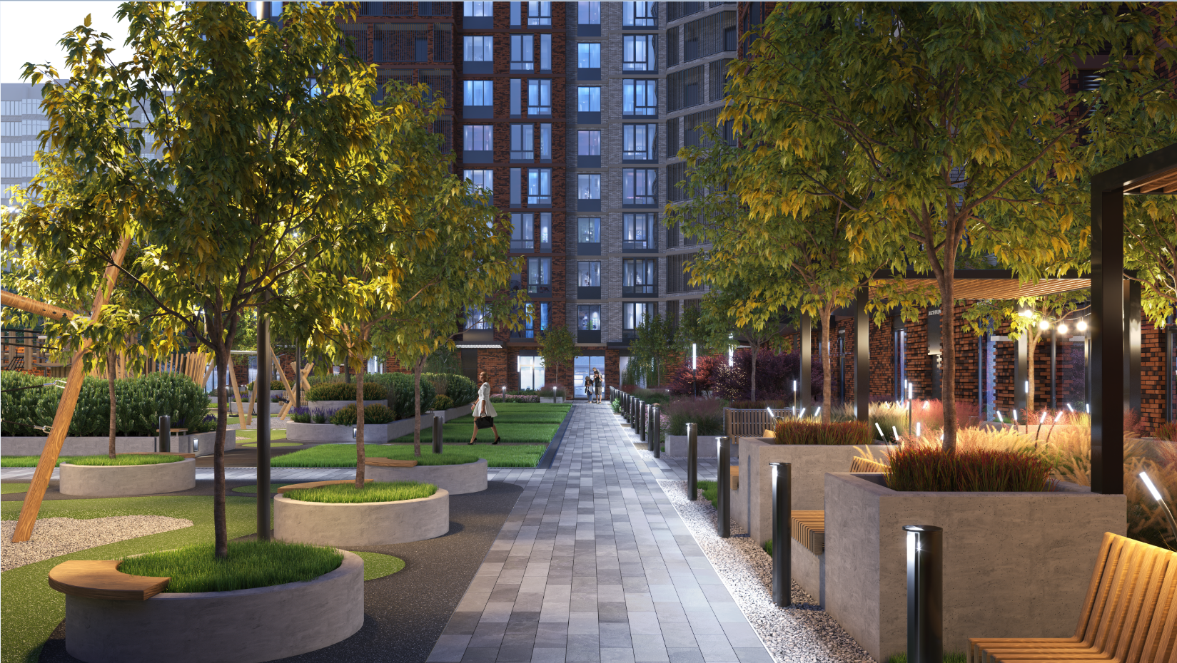 ИНТЕЛЛЕКТУАЛЬНОЕ ОСВЕЩЕНИЕ ДВОРА И ФАСАДОВ